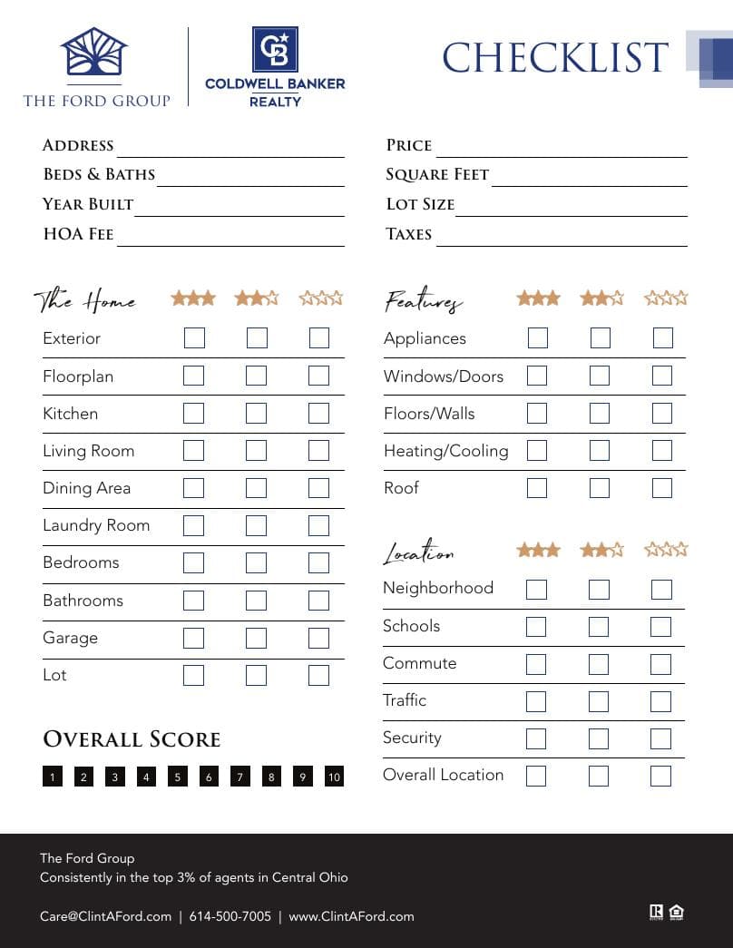 Home Comparison Checklist preview