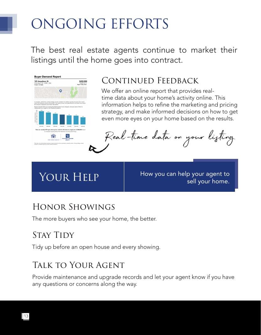 Property website presentation example