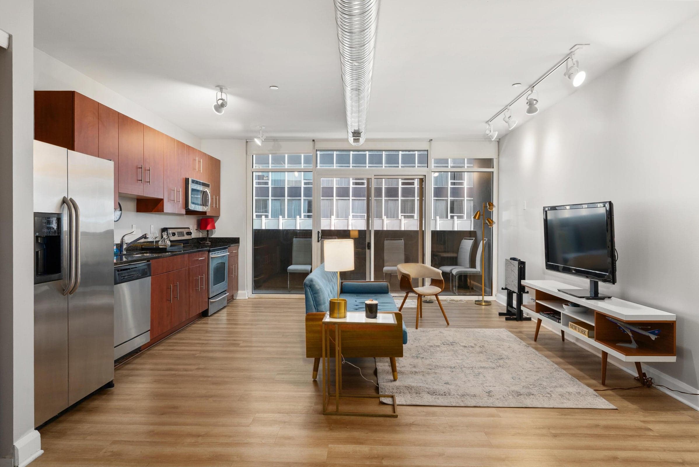 Open floor plan living